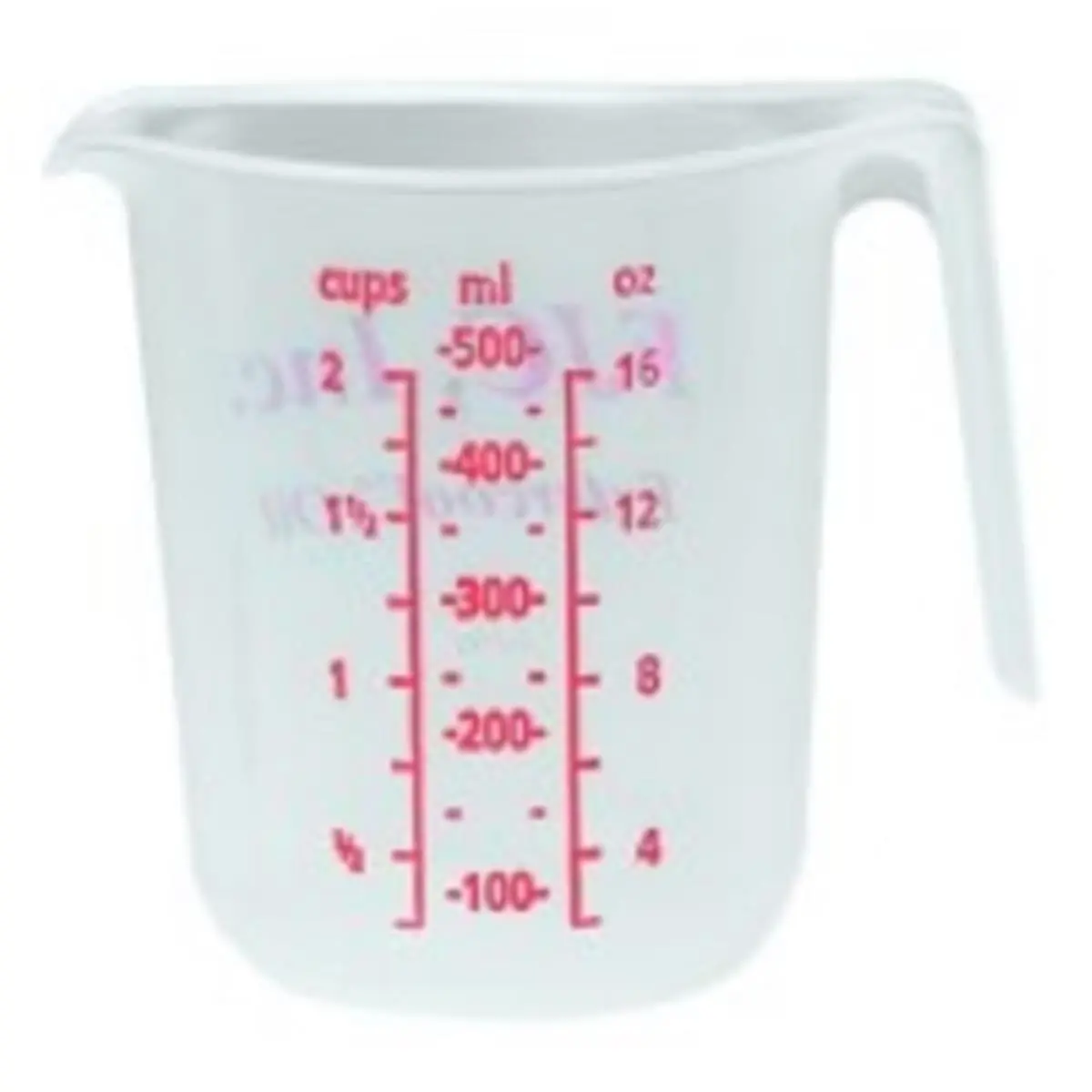 212 MAIN 16oz Plastic Oil Measuring Cup with Scale - Kitchen Measuring Utensil for Accurate Liquid Measurement