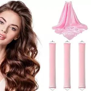 4 Pack Heatless Curls No Heat Curling Rod for Long Medium Hair Gentle Styling Without Damage Easy to Use for Everyday Use