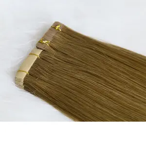 #6 Hazelnut Brown 50G Straight Tape-Ins Human Hair Extension