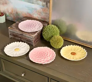 Ode to Color by Lori Weitzner S/4 Flower Salad Plates