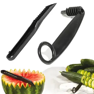 V Shape Knife Decorative Fruit & Vegetable Cutter, Zigzag Pattern Slicer, Kitchen Tool for Cutting Fruits and Vegetables, Slicer Dicer Cutter, Durable Vegetable Slicer, Kitchen Gadgets, Kitchenware