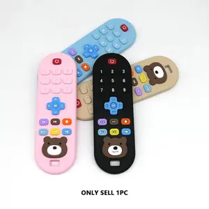 Remote-Control-Shaped Baby Teether Toy, Teether Toy for Boys and Girls, Suitable as a Gift for Boys and Girls, Sensory Teether