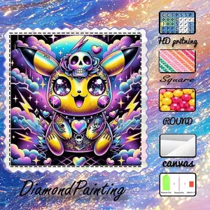 5D-DIY, Handmade Gifts, advanced velvet canvas, diamond art, Diamond Art Tools, diamond painting kit, cartoon AB diamonds, crystal diamonds, perfect home decoration, handmade diamond art painting kit, special craft diamond art kit