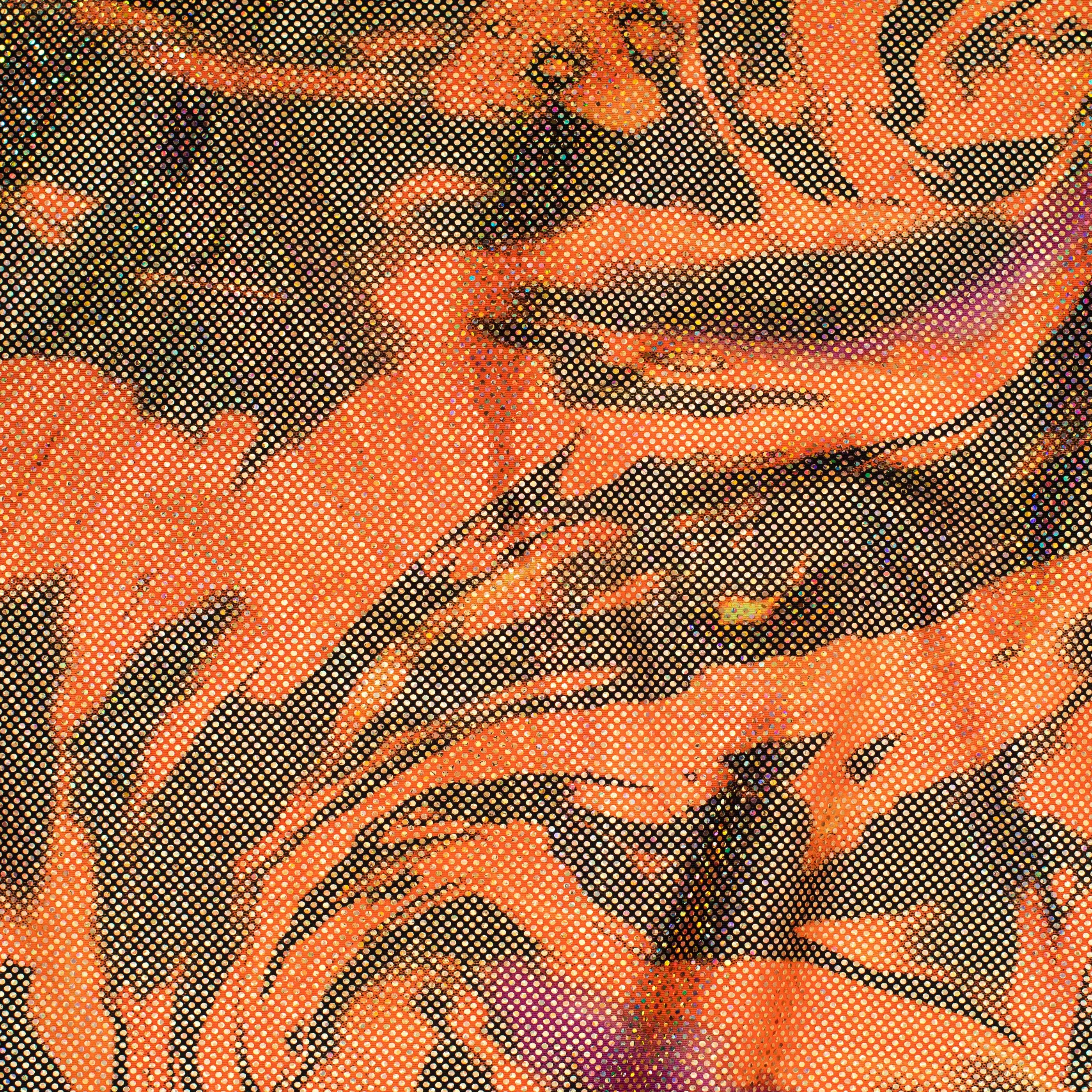 4-Way Flex Elastic Glamour Couture Fabric - 80% Polyester Dressmaking Fabric for Dancewear, Cosplay, Flexibility, Dynamic Designs, Hologram, 20% Spandex, Stretch