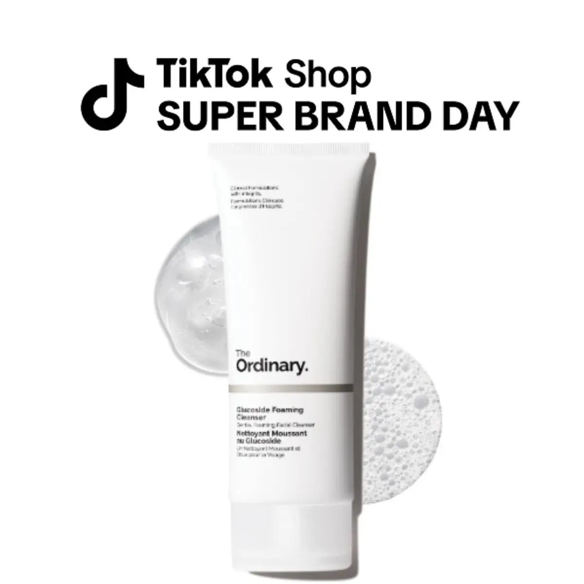 The Ordinary Glucoside Foaming Cleanser, Gentle Foaming Face Wash for All Skin Types Including Sensitive Skin, 5.1 Fl Oz The Ordinary Glucoside Foaming Cleanser, Gentle Foaming Face Wash for All Skin Types Including Sensitive Skin, 5.1 Fl Oz