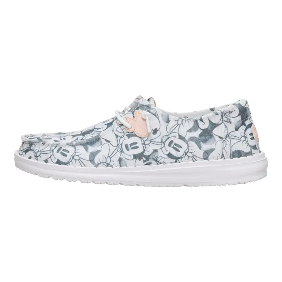 HEYDUDE Disney Minnie Mouse Wendy  – Womens Comfortable Slip on Shoe