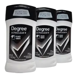 Degree Men UltraClear+ Antiperspirant Deodorant, Black & White, 2.7 oz, 3-pack