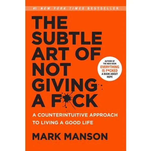 USED Book - The Subtle Art of Not Giving a F*ck: A Counterintuitive Approach to Living a Good Life by Manson, Mark (Hardcover) - english