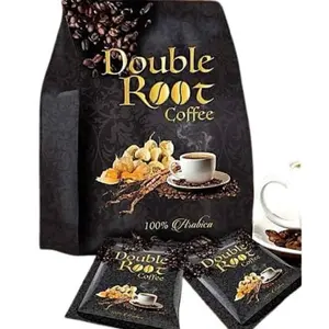 Superlife Double Root Coffee Aribica coffee with ashwagandha extract , Tongat Ali , and Maca root extract
