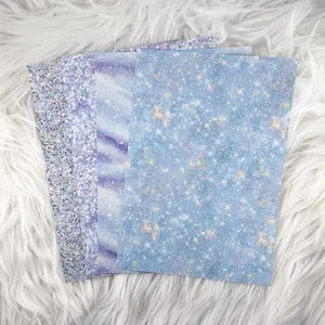 White Glitter - A5 Matte Sticker Paper (Set of 4)