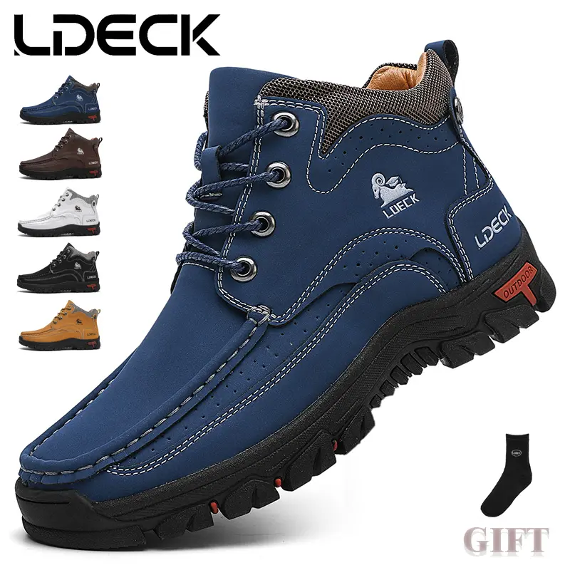 [Men's Sneakers Chukka Boots] LDECK Men's Fashion Sneakers Chukka Boots Breathable Daily Casual Work Office Shoes