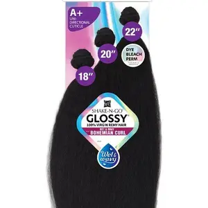 Glossy Shake N Go Wet and Wavy Hair Bundle