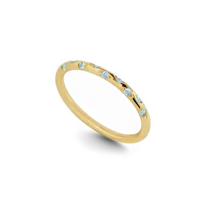 Dainty Constellation Birthstone Ring