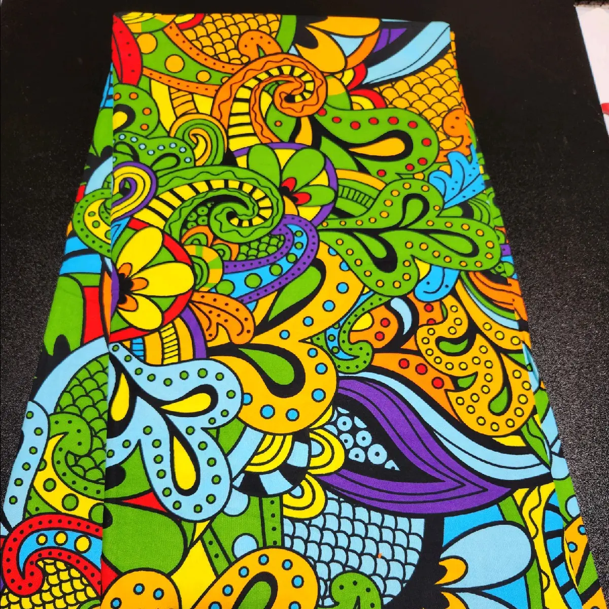 Ankara African Print Fabric - 100% Cotton, Double-Sided, 6yards (210-216in by 45in), for Clothing & Quilting, Home Crafts, 100 Percent Cotton, Ankara Fabric