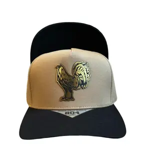 Gallo hats khaki snapback curved Rooster