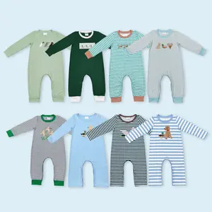 Gone hunting toddle baby boy kids long sleeve romper