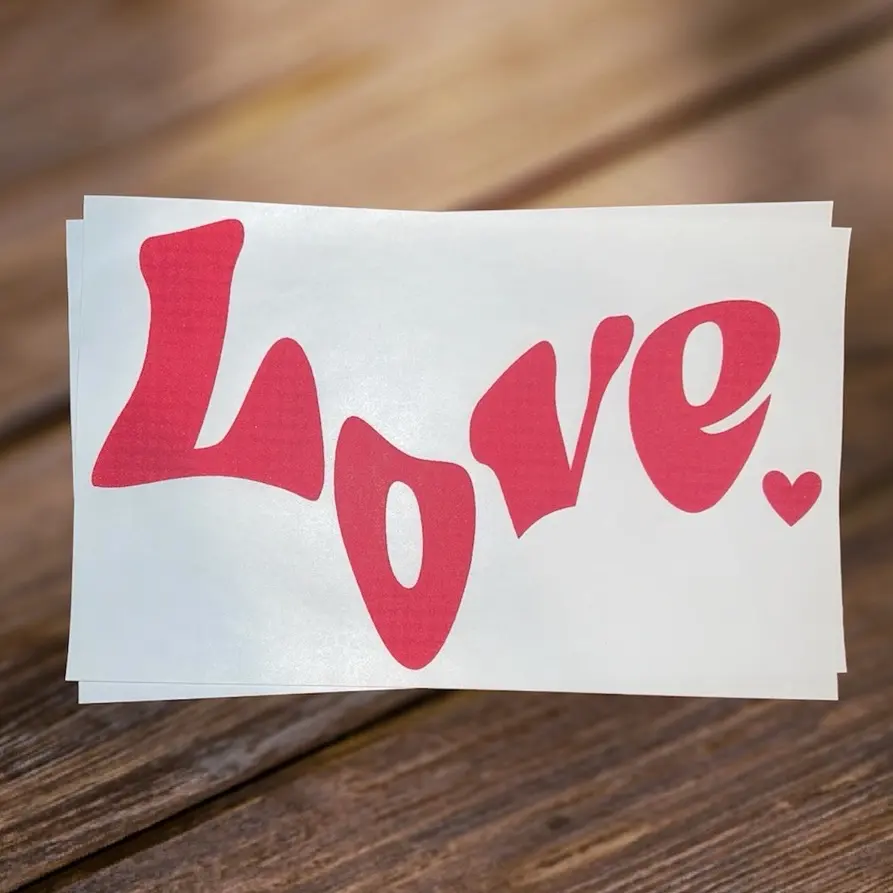 Love Screen Print Transfer