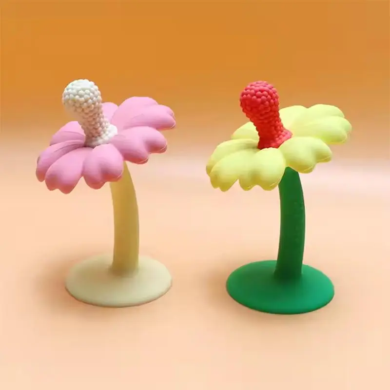 Flower Shaped Teether, Cute Colorful Teething Relief Toy, Baby Teether, Newborn Teether, Infant Teether, Baby Soothing Teether