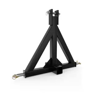 3 Point Trailer Hitch with 2" Receiver for Category 1, 3 Pt Tractor, Heavy Duty Quick Hitch Drawbar Adapter with Kubota, NorTrac, Yanmar, Kioti
