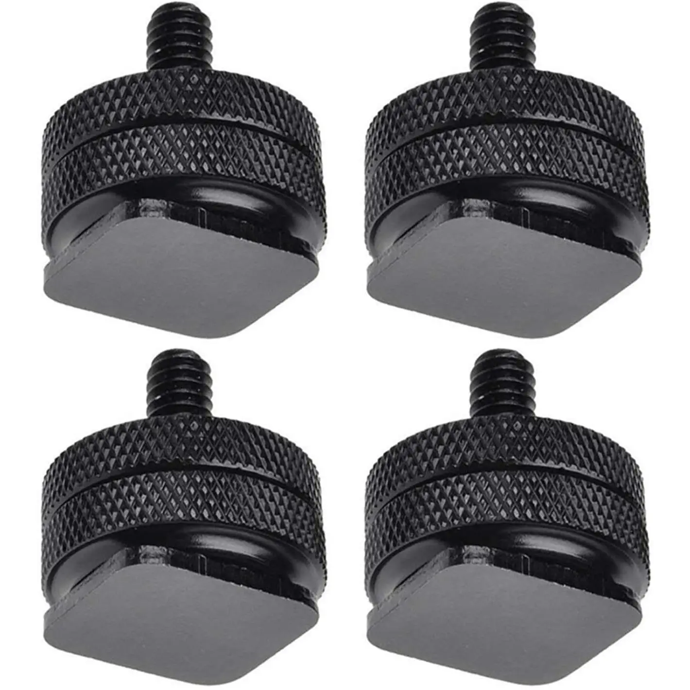 1/4 Inch Hot Shoe Mount Adapter Tripod Screw for DSLR Camera Rig(4Packs)