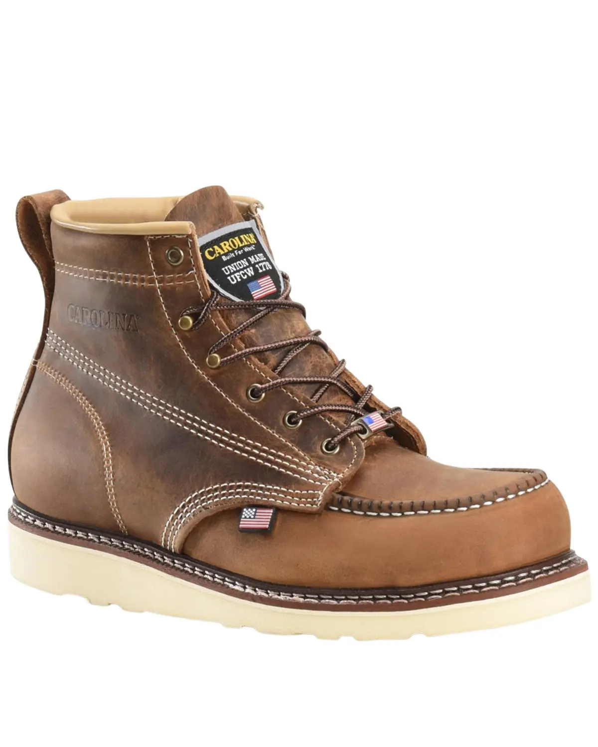 Carolina Men's Men'S Amp Usa Lace-Up Work Boot Soft Toe - Ca7011