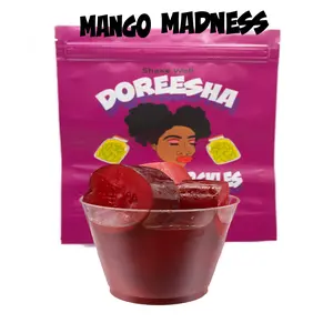 Doreesha FLAVAD Mango Madness PUURCKLES - Sweet, Tangy, & Sour Snack with Cucumber - 1 Large Pack - Individual Bags for Easy Snacking - Candy, Bonbon
