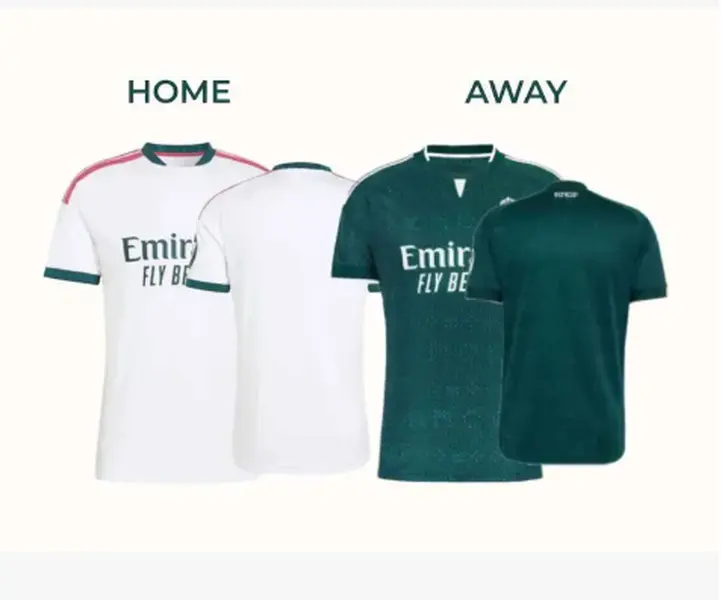 Vintage 26/27 Soccer Jersey – Premium Home & Away Football Shirt, Full-Logo Athletic Mesh Sportswear, Breathable Quick-Dry Moisture-Wicking Fabric, Retro Match Day Jersey for Fans, Training, Game Day & Streetwear