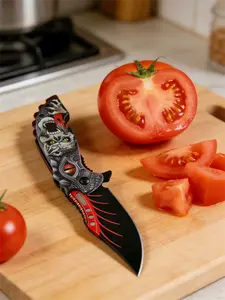 3D Skull Folding Kitchen Knife - Home Fruit Veggie Prep Tool