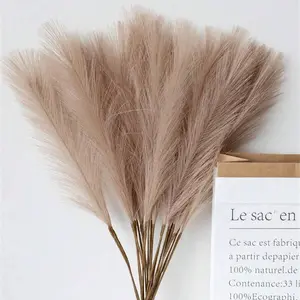 5pcs Artificial Grass Decorations, Artificial Plants, High-Quality Faux Turf for Home & Wedding Centerpieces, Perfect for Party & Event Settings, Artificial Pampas Grass