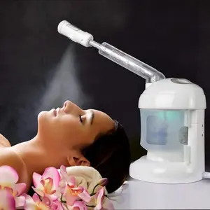 Nano Ionic Facial Steamer with Extendable Arm, Ozone Deep Cleaning, Portable Design for Home and Salon Use, 110V-240V with US Plug.