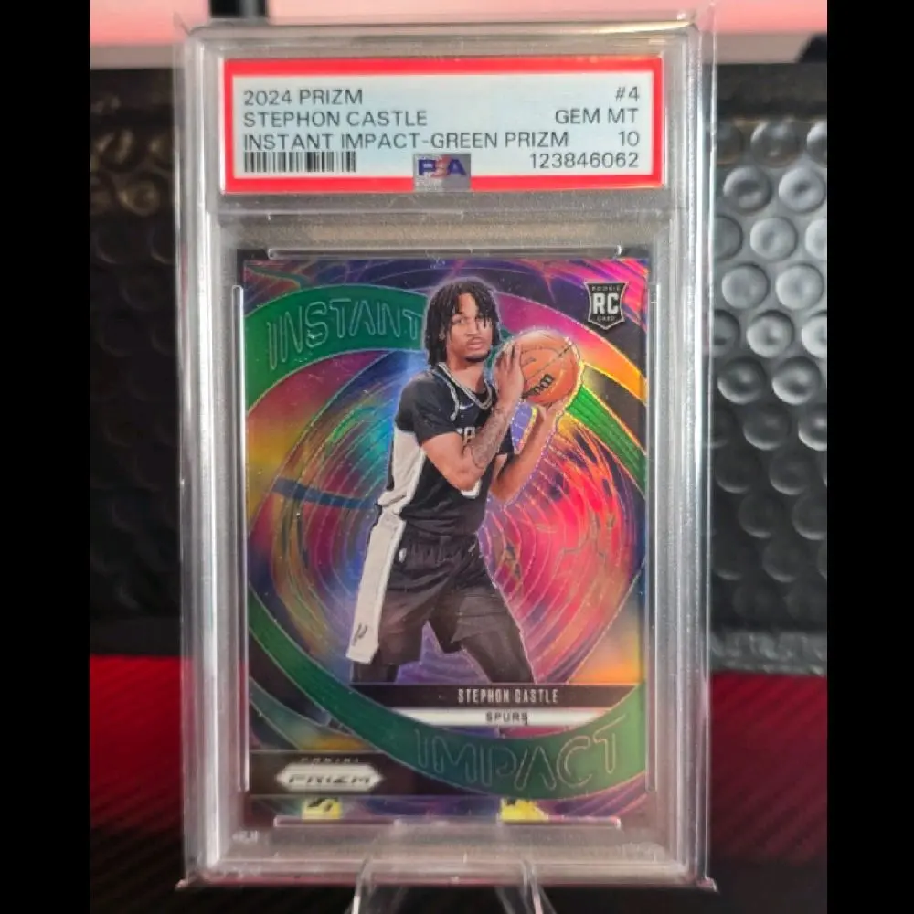 Stephon Castle Rookie Green Prizm PSA 10