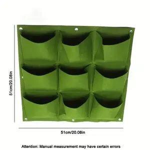 Vertical Garden Planting Bag Set, Lightweight Wall-Mounted Planter for Flowers Vegetables Herbs, Easy Installation Multi-Functional Design