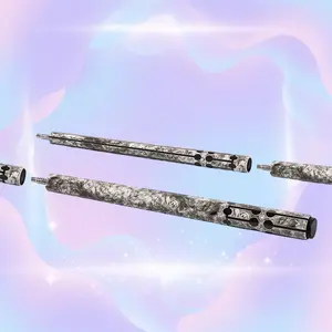 EVO Valkyrie Frostbane Carbon Break & Jump Cue - Devastating Power, Precision Jumps, Ultra-Stiff 3/8-8 Joint, 13.5mm Bakelite Tip, Wrapless Grip, Weight-Adjustable