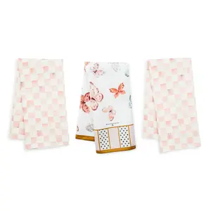 MacKenzie Childs Exclusive Set of 3 Dish Towels
