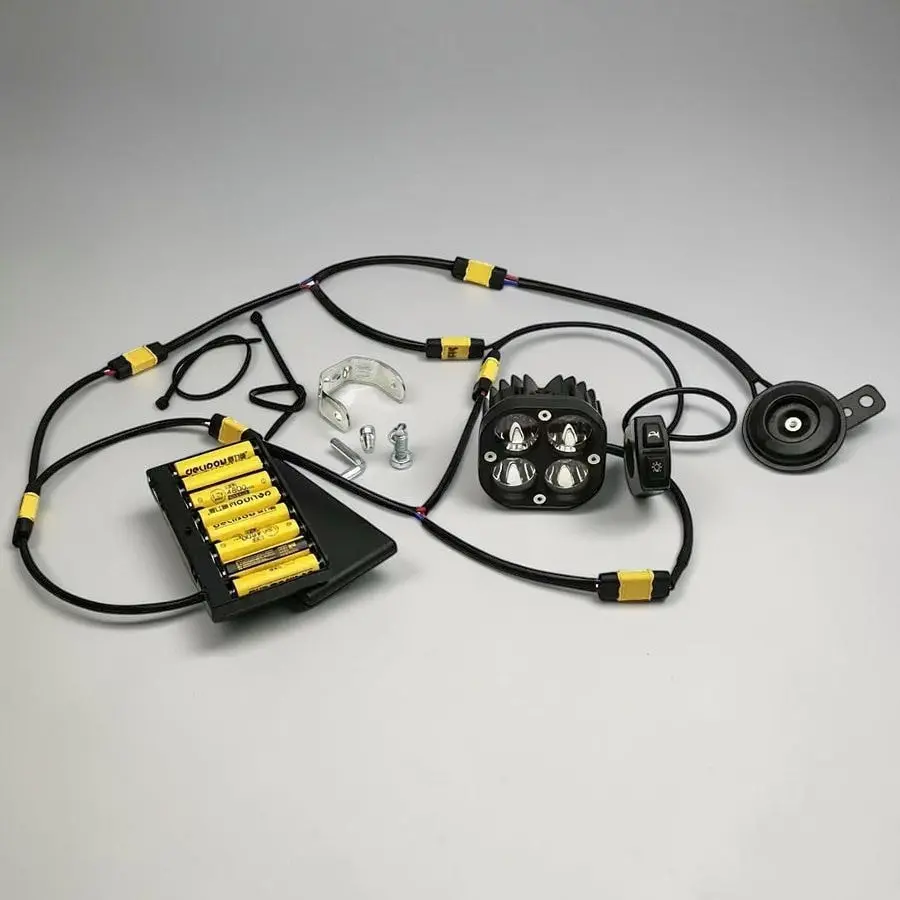MTN Battery-Powered Baja Headlight + Horn