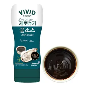 [Dongwon] Vivid Kitchen Zero Sugar Oyster Sauce 12.oz Low-Calorie Zero Sugar Flavor Home Food