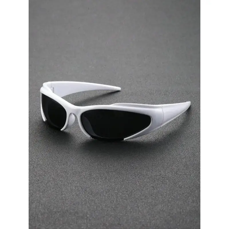 Unisex Small Frame Sunglasses, Trendy Slim Narrow Y2K Catwalk Shades, Lightweight UV Protection Fashion Eyewear, Stylish Street Style Sunglasses for Travel, Driving, Festival & Daily Casual Wear