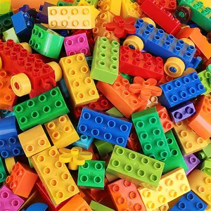 40PCS Classic Big Building Blocks Set with Gift Box, Safe STEM Montessori Educational Toys for Kids Ages 3+, Fine Motor Skills Creative Building Toys, Perfect Birthday Christmas Gift for Toddlers Boys Girls