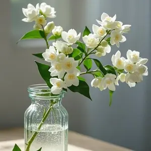 100Pcs Jasmine Seeds – Fragrant Garden Flower Seeds for Outdoor Planting (Seeds Only, Not Live Plants)