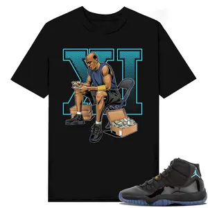 Unisex T-shirt To Match Sneakers Jordan 11 Retro Gamma - MJ-No-Sick-Days. 100% Cotton for Casual Wear. Comfortable Summer Unisex T-Shirt to match Jordan Sneaker. Streetwear Style. urban outfitters