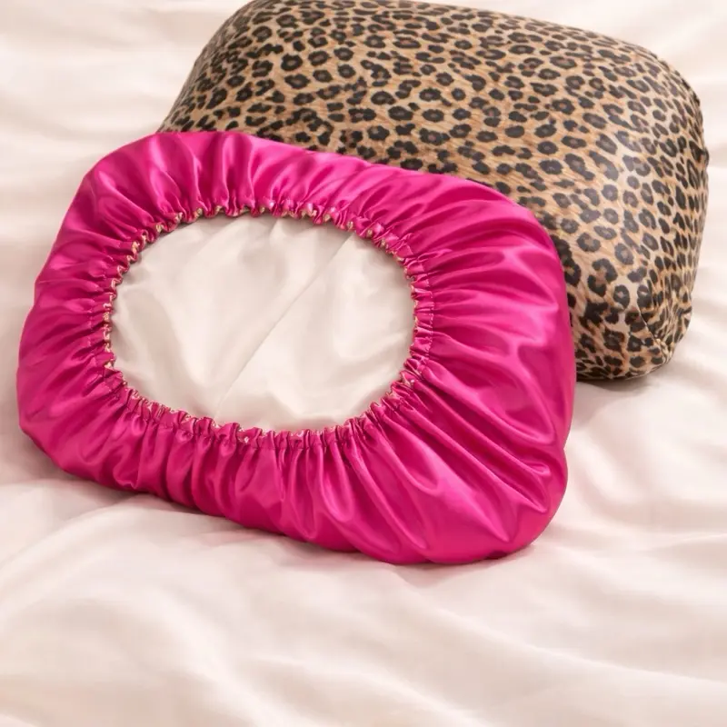 Leopard Reversible Satin Pillowcase Bonnet