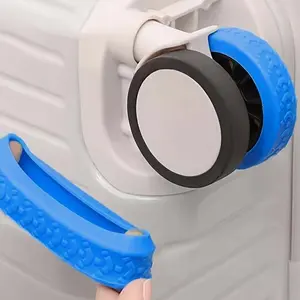 16pcs Universal Suitcase Caster Protectors Shock Absorption Travel Travel Accessories