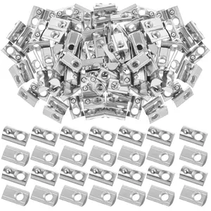 200 count 4040 Series M8 T Nuts Half Roll in Spring Thread Spring Carbon Steel European Standard T Nut for  Extrusion Profile
