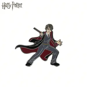1pc Harry Potter Enamel Pins Accessories Unique Decorative Button Badges Clothes Bag Backpack Hats Band Men Women Cartoon Brooches Collectible Display Birthday Anime Peripheral Gifts