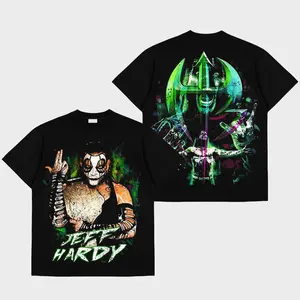 Jeff Hardy - Brother Nero Premium Cotton T-Shirt, The Rainbow-Haired Warrior Graphic Tee, Hardy Boyz Fans shirt, Jeff Hardy Swanton Bomb Vintage Tee, WWE Wrestling Graphic Tee for Fans, gift for WWE fans, Gift for Boyfriends