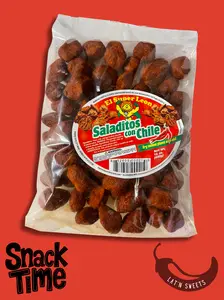 El Super Leon Con Chile 16 oz Dried Salted Chili Plums SALADITOS ENCHILADOS
