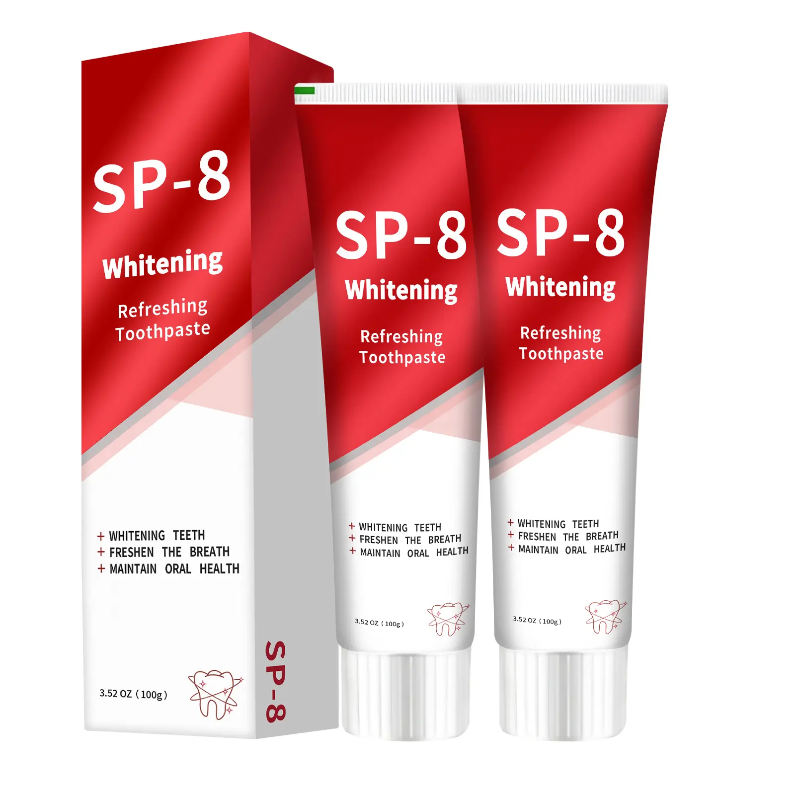 Miaofutong SP-8 Probiotic Whitening Toothpaste, Natural Formula for a Bright White Smile & Fresh Breath, Gentle Daily Oral Care