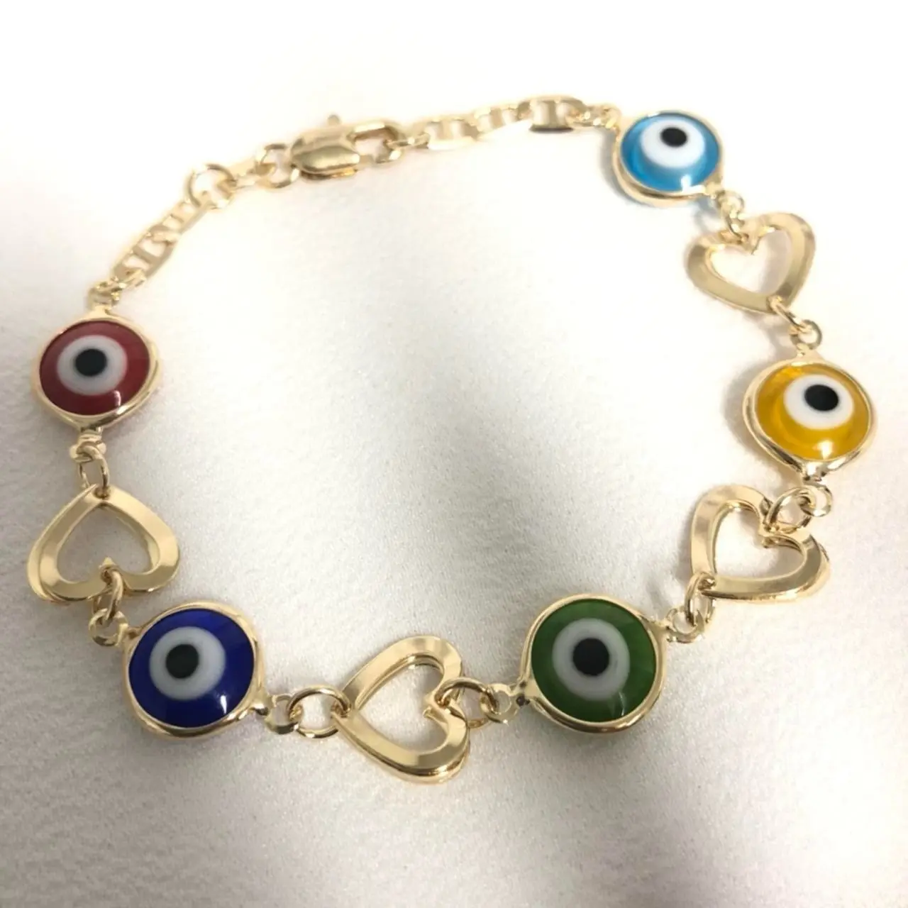 18k Gold Bracelet 7.5” inches