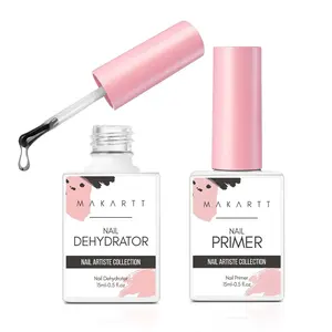 Makartt Nail Dehydrator and Primer Set - 15ML/0.5 oz - Acid-Free, Air Dry Nail Care Nail Art