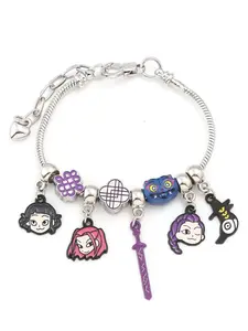 K-Pop Pandora Beaded Bracelet, Adjustable Sweet Cool Cute Hand Chain, Y2K K-Pop Demon Hunters Series, Unisex Cosplay Jewelry Gift